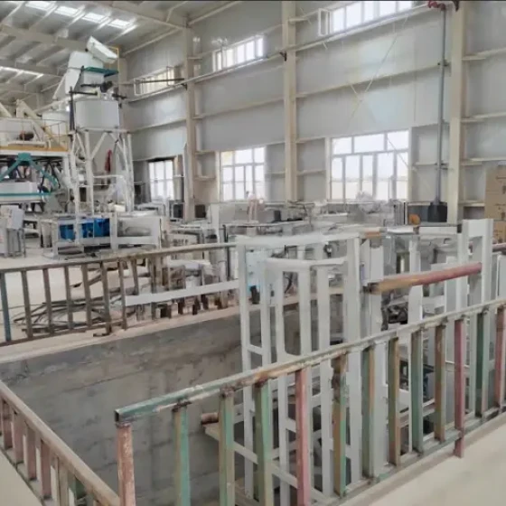 Linha de produção de cofragem permanente