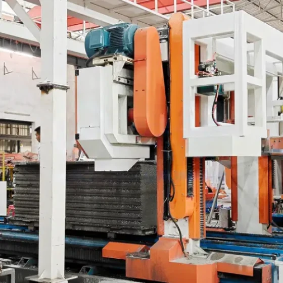 Solução de linha de produção de painel divisório leve