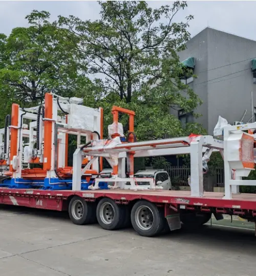 Aquisição secundária de um projeto de modernização de cortadores de blocos para um cliente no Cazaquistão