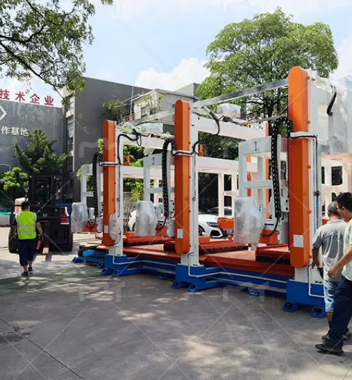 Projeto de linha de produção de tijolos de espuma leve para o cliente Hunan Chenzhou
