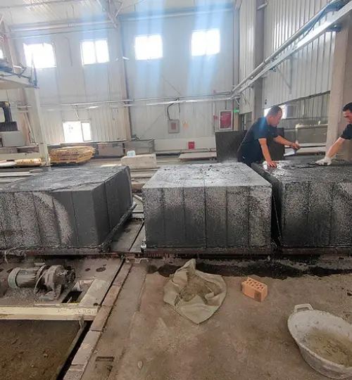 Projeto de reforma tecnológica do equipamento de blocos aerados autoclavados do cliente de Xinjiang Kashi
