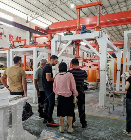 Projeto de linha de produção de tijolos leves para cliente albanês