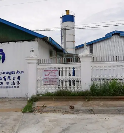 Camboja Projeto de equipamento automático de tijolos de espuma de cimento